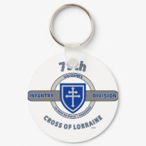 79TH INFANTRY DIVISION "CROSS OF LORRAINE" KEYCHAIN