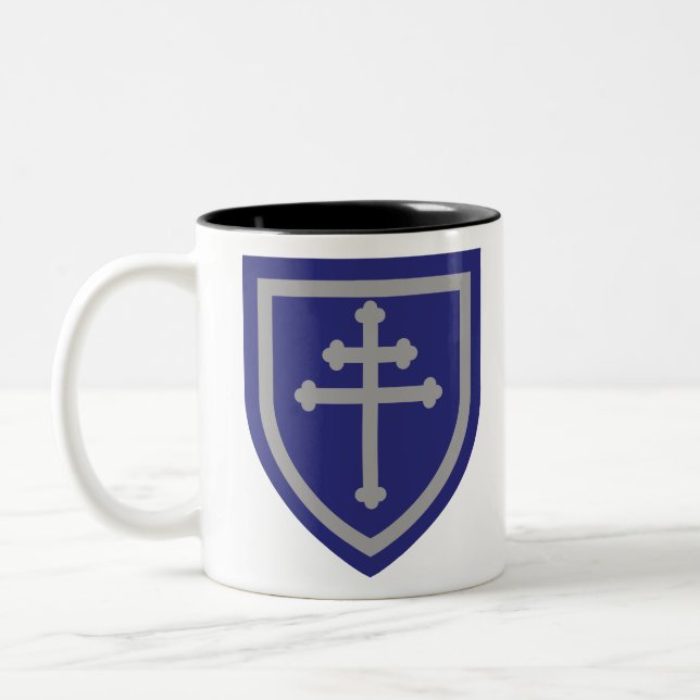 79th Infantry Division Two-Tone Coffee Mug (Left)