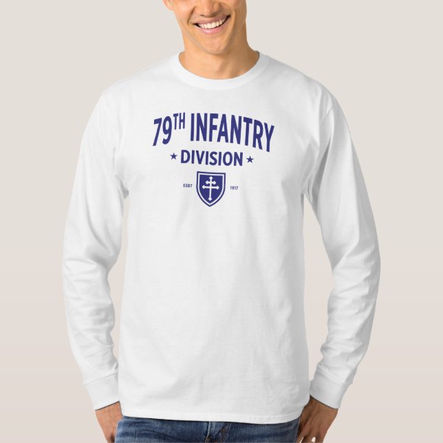 79th Infantry Division - US Military Long T-Shirt (Front)