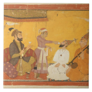 ]7.110/359 Gosain Narayan takes poison in the pres Ceramic Tile