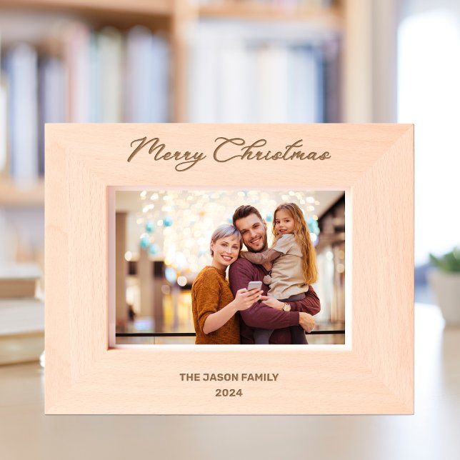 7*5 Elegant Merry Christmas Classy Typography Engraved Frames (Creator Uploaded)