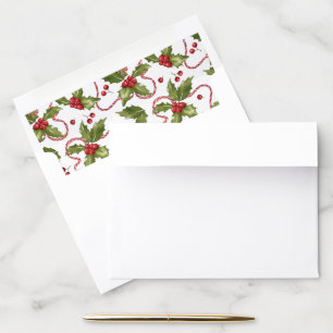 7.5" x 5.5" Envelope Lolli Holly Liner 