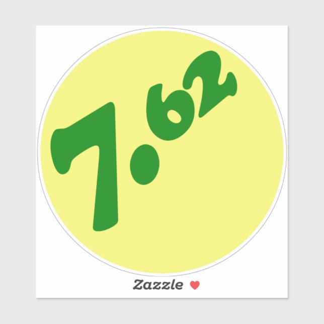 7.62 MM  STICKER (Sheet)