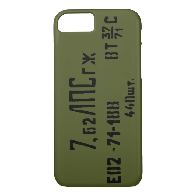 7.62X39 Ammo Can iPhone Case (Back)