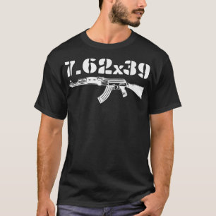 7.62X39 Caliber Ammo AK-47 Gun T-Shirt