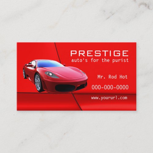 #7 Automotive Industry business card