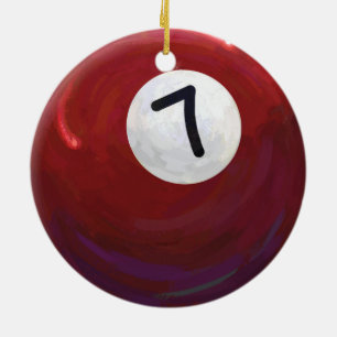 7 Ball Ceramic Ornament