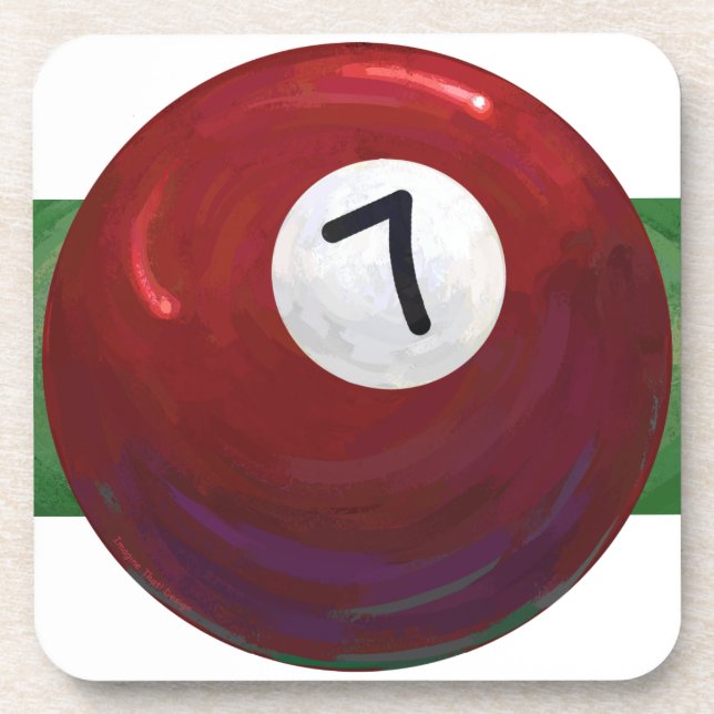 7 Ball Drink Coaster (Front)