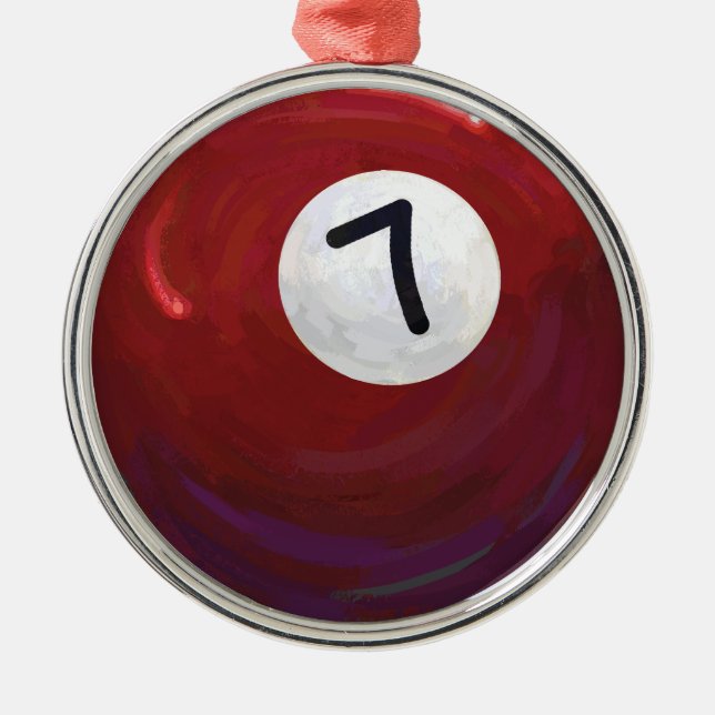 7 Ball Metal Ornament (Front)
