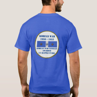 7 BATTLE STARS KOREAN WAR VETERAN T-Shirt
