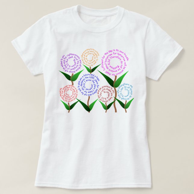 7 Bible Verse T-Shirt (Design Front)