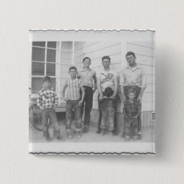 7 Brandon Boys Pinback Button (Front)