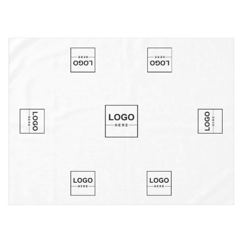 7 Business Logo Professional Brand White Tablecloth