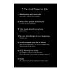 7 Cardinal Rules for Life