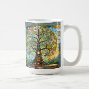 7 Chakra Blossoming Tree Of Life Coffee Mug