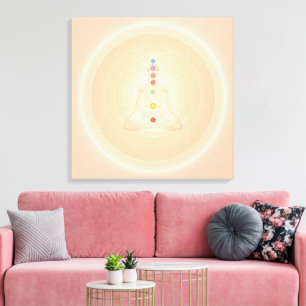 7 Chakra Meditation Wall Art   Spiritual Yoga 