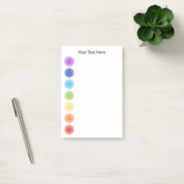 7 Chakra Symbols  Post-it Notes (Office)