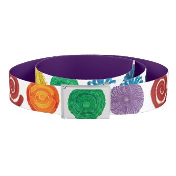 7 Chakras #1 Clearing Artwork Belt by thepowerofyou at Zazzle