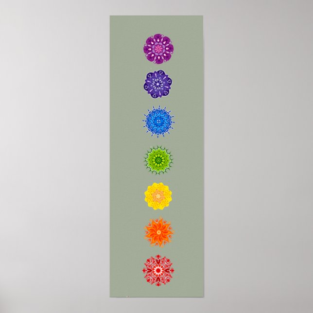 7 Chakras- 7x21" Poster (Front)