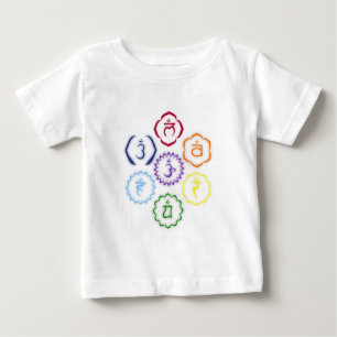 7 Chakras in a Circle Baby T-Shirt