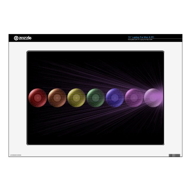7 Chakras Laptop Skin (Product)