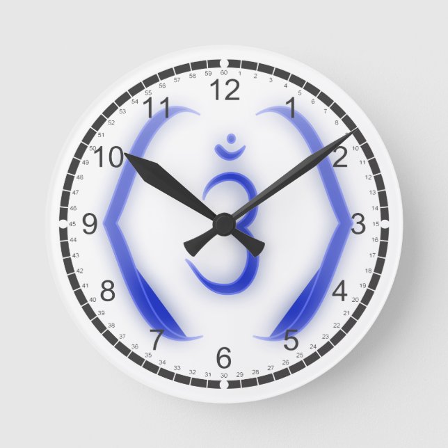 7 Chakras Massage Room Clocks (Front)