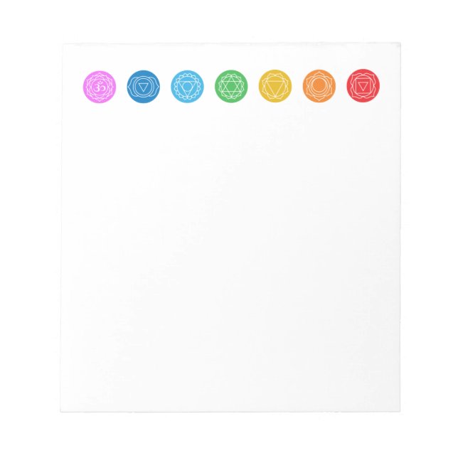 7 Chakras Notepad (Front)