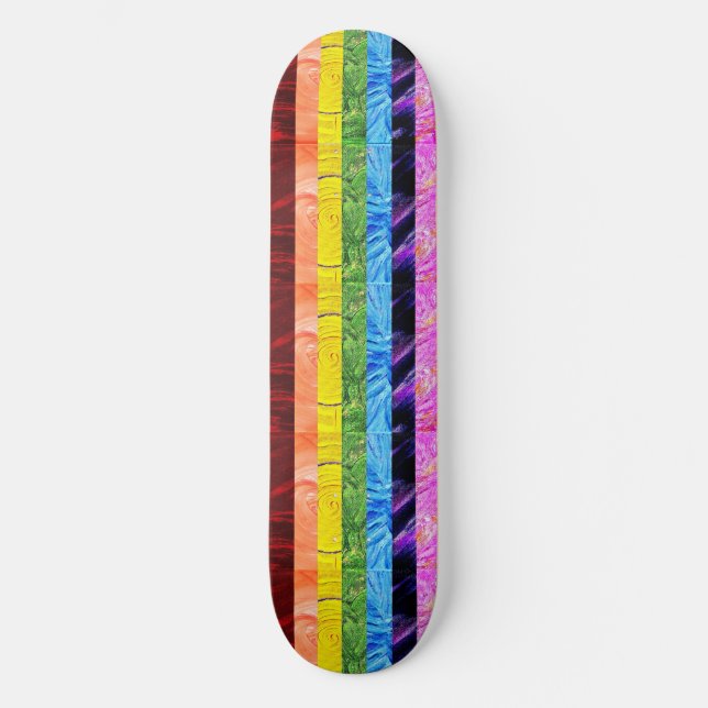7 Chakras Skateboard (Front)