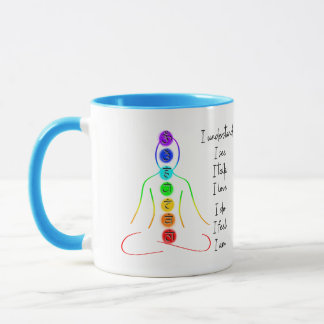 7 Chakras Style Yoga Meditation Mug