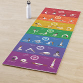 Seven Rainbow Chakras Mandalas Yoga Mat