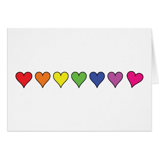 7 color hearts (Front Horizontal)