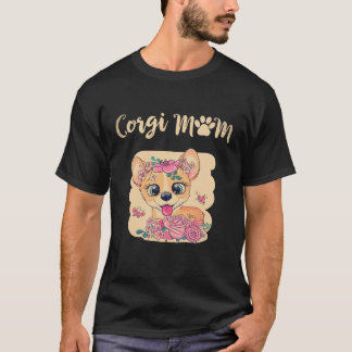 7 Corgi Mom Corgi T-Shirt
