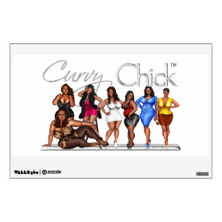 7 Curvy Chicks Wall Sticker