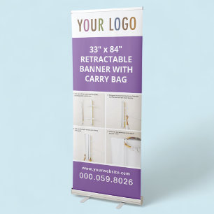 7' Custom Retractable Banner Stand for Trade Shows