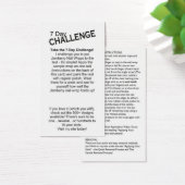 7 Day Challenge Card (Desk)