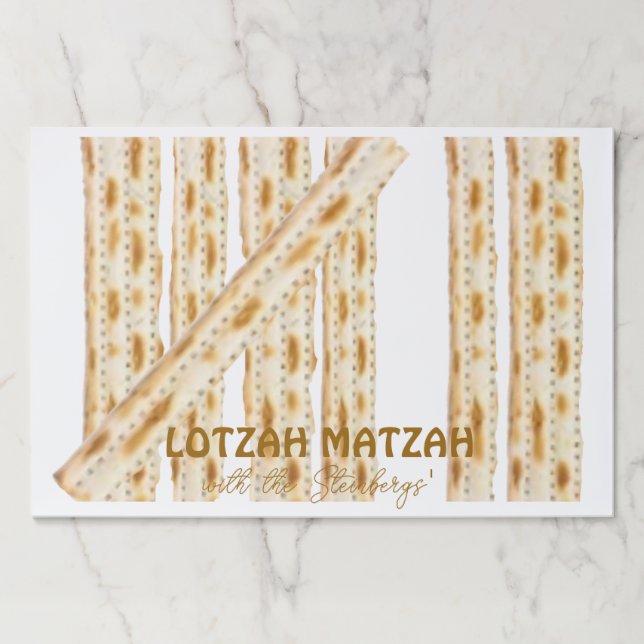 7 Days Lotzah Matzah Paper Placemats (Front)