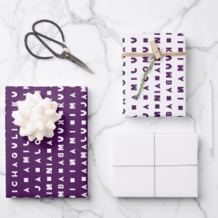 7 DAYS OF KWANZAA WRAPPING PAPER SHEETS