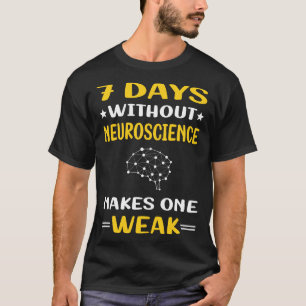 7 Days Without Neuroscience Neuroscientist T-Shirt