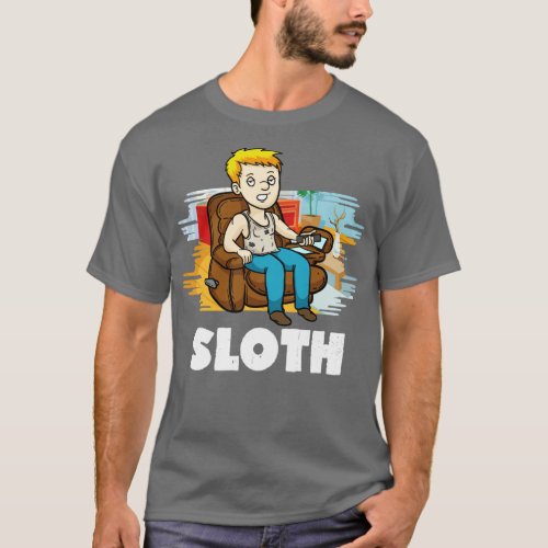 7 Deadly Sins Sloth Halloween Costume T_Shirt