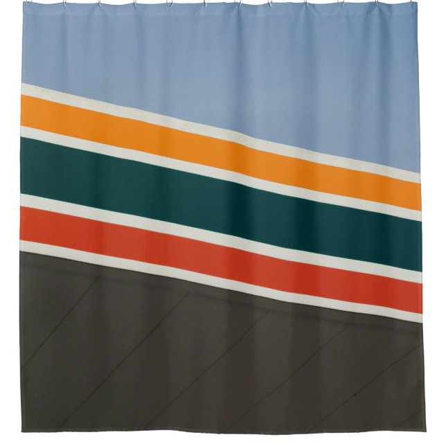 7 Eleven logo Shower Curtain (Front)