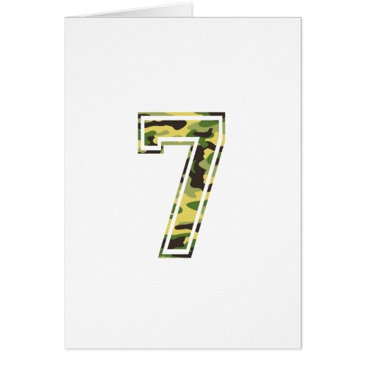 #7 Green & Yellow Camo Cards (Front)