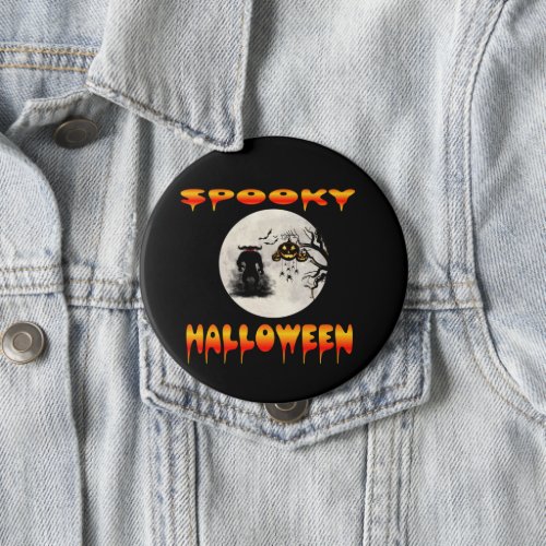 7Happy Halloween greetings of the spooky season Button