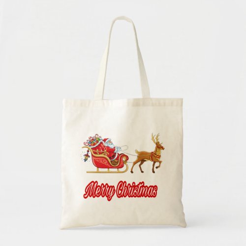 7Ho Ho Ho Santa claus laugh face merry Christmas Tote Bag