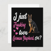 7 I Just Freaking Love German Shepherd OK (Front/Back)