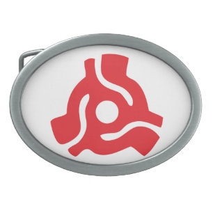 7 inch 45 rpm vinyl adapter insert spindle spider belt buckle