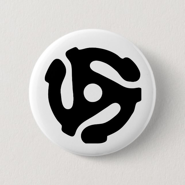 7 inch 45 rpm vinyl adapter insert spindle spider button (Front)