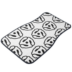 7 inch 45 rpm vinyl adapter insert spindle spider car floor mat