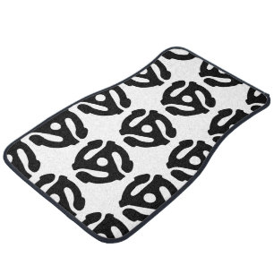 7 inch 45 rpm vinyl adapter insert spindle spider car floor mat