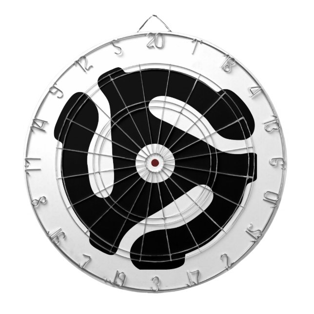 7 inch 45 rpm vinyl adapter insert spindle spider dart board (Front)