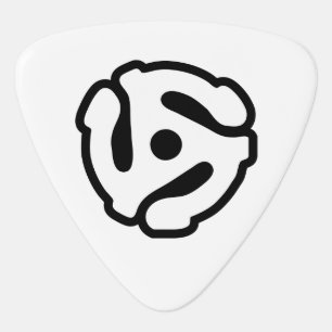 7 inch 45 rpm vinyl adapter insert spindle spider guitar pick